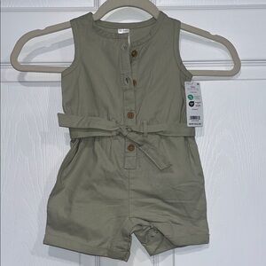 CARTER’S - Kids Olive green Romper - Size 12 months